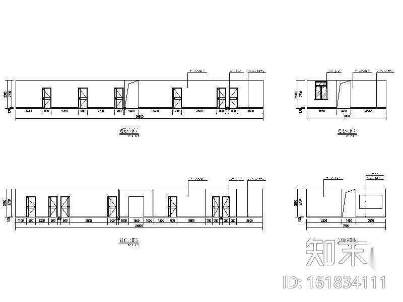 北培区房屋测量所办公室装修cad施工图下载【ID:161834111】