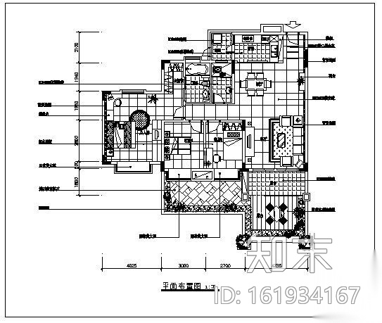 住宅设计成套图纸cad施工图下载【ID:161934167】