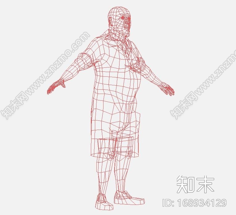 休闲装大叔CG模型下载【ID:168934129】