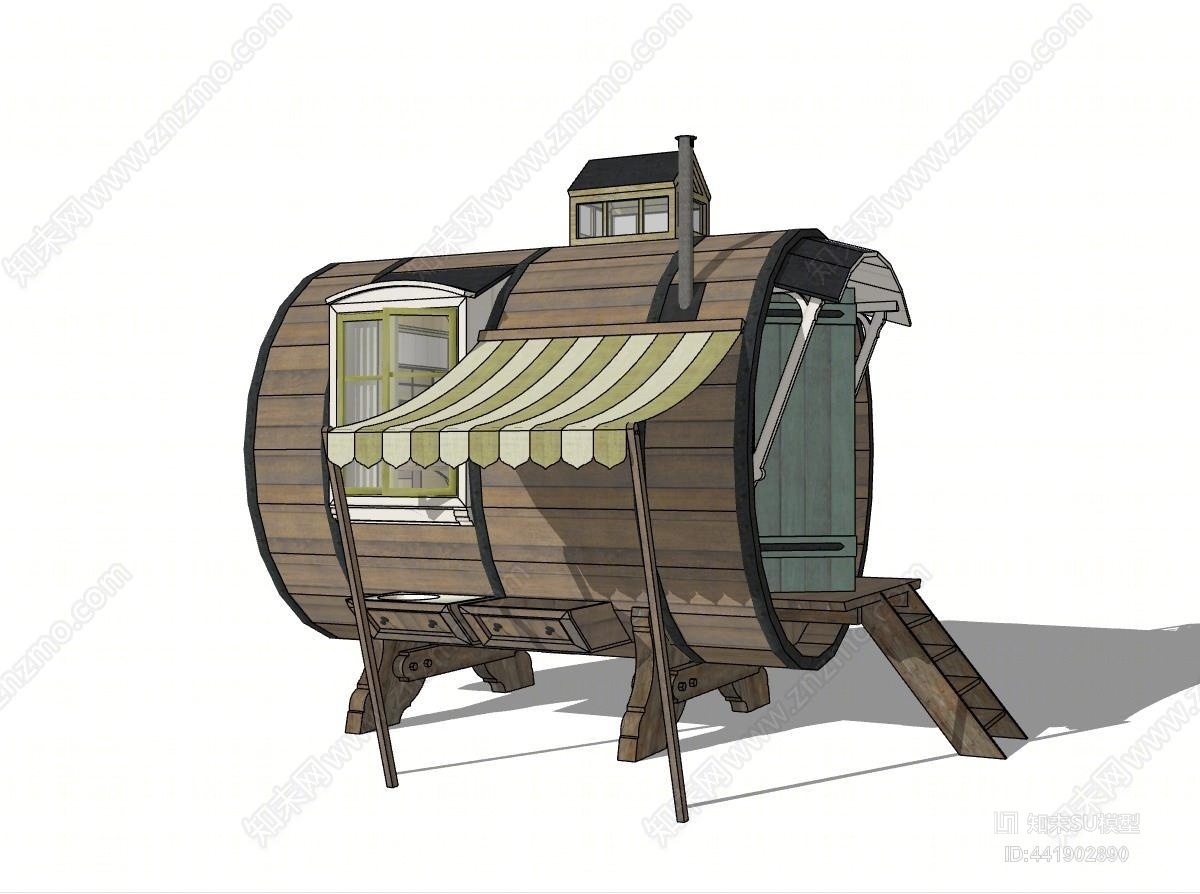 小木屋SU模型下载【ID:441902890】