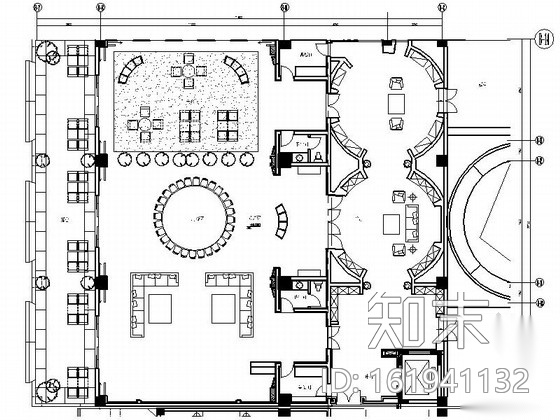 [广东]五星级酒店贵宾房室内装修CAD竣工图施工图下载【ID:161941132】