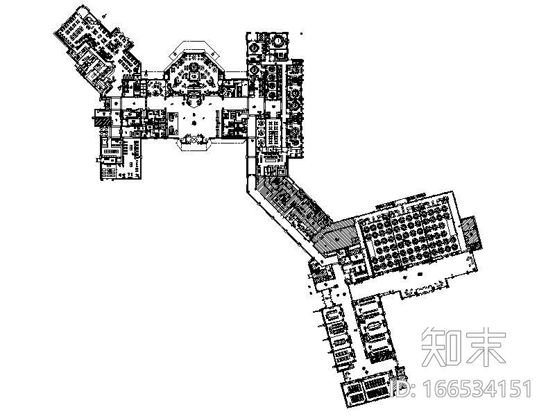 [杭州]主城区全能型超豪华5星级酒店室内设计施工图（...施工图下载【ID:166534151】