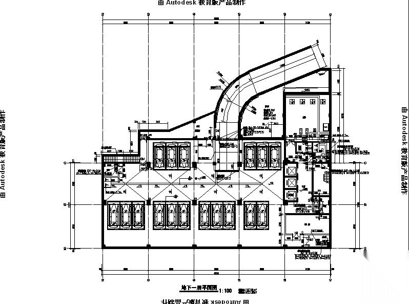 [宁夏]五层石材外墙商业综合楼建筑施工图cad施工图下载【ID:166553143】