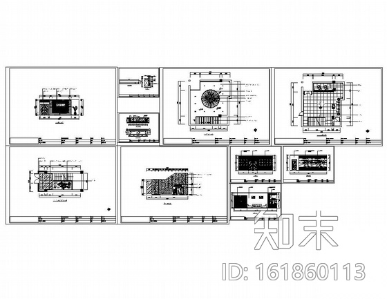 某小型洗浴中心大厅设计图cad施工图下载【ID:161860113】