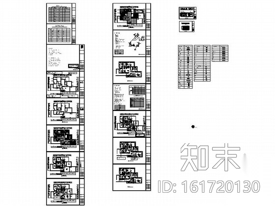 [无锡]某小区三居室CAD制图规范设计施工图（范本）cad施工图下载【ID:161720130】