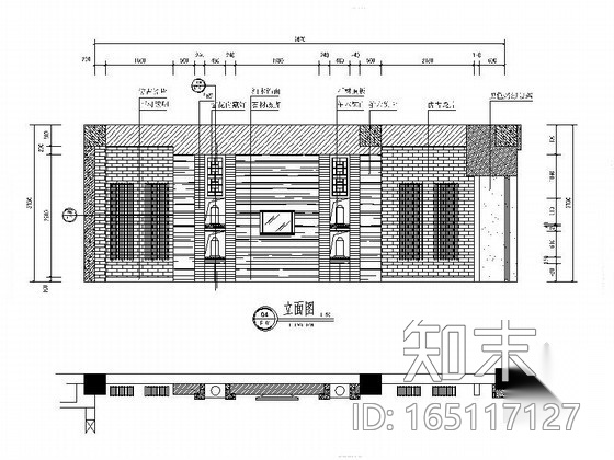 156㎡中式空调专卖店面室内装修图cad施工图下载【ID:165117127】