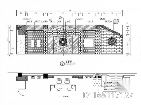 156㎡中式空调专卖店面室内装修图cad施工图下载【ID:165117127】