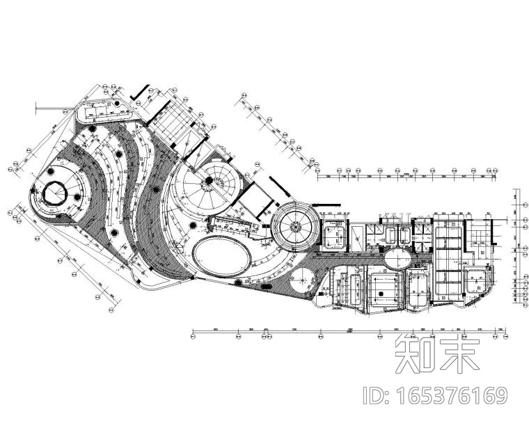 [广东]梁志天珠海华发·峰景湾销售中心CAD施工图cad施工图下载【ID:165376169】
