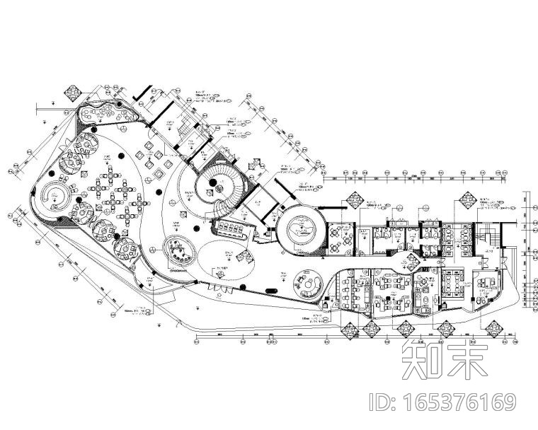 [广东]梁志天珠海华发·峰景湾销售中心CAD施工图cad施工图下载【ID:165376169】