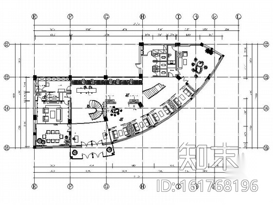 [吉林]中式古典风格文体中心茶楼室内装修图cad施工图下载【ID:161768196】