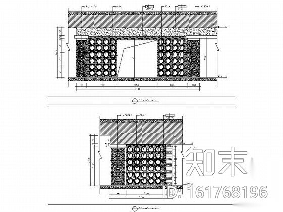 [吉林]中式古典风格文体中心茶楼室内装修图cad施工图下载【ID:161768196】