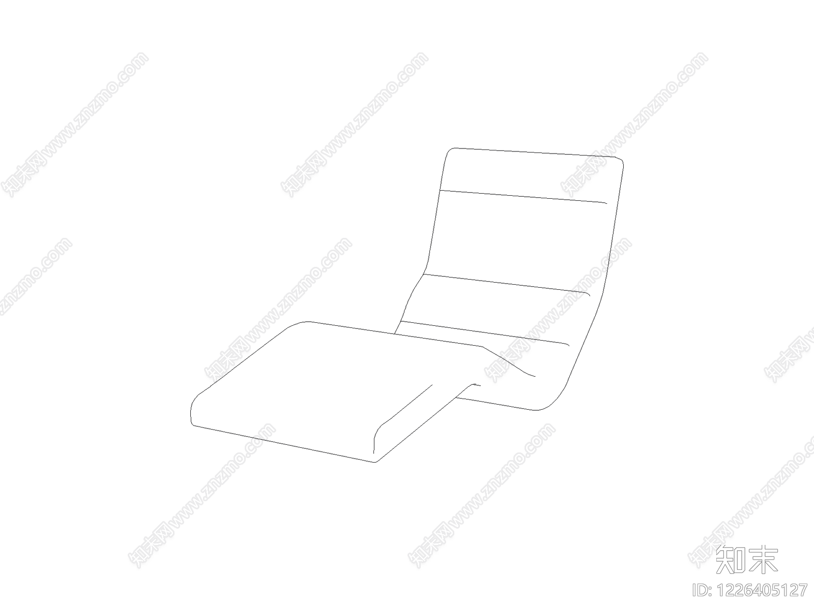沙发cad施工图下载【ID:1226405127】