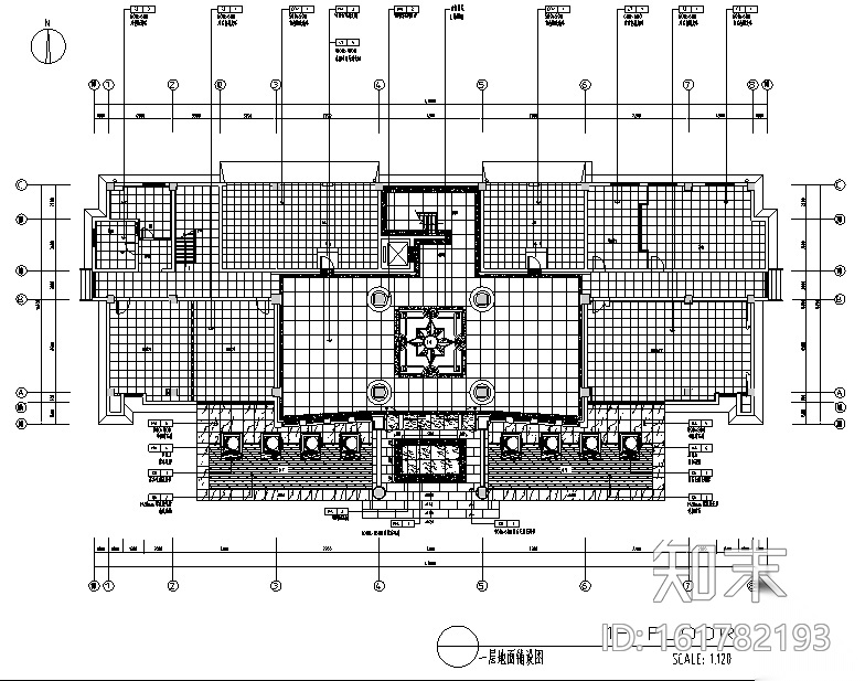 [江苏]中式风格苏州豪华办公楼设计施工图（附效果图）cad施工图下载【ID:161782193】