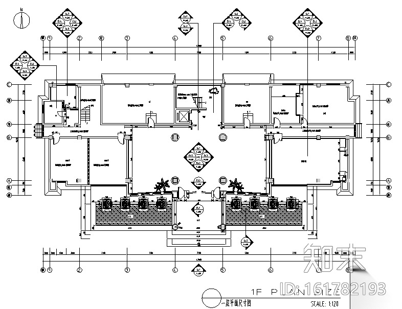 [江苏]中式风格苏州豪华办公楼设计施工图（附效果图）cad施工图下载【ID:161782193】