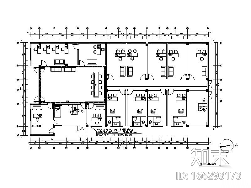 [福建]混搭风格检察院设计CAD施工图（含效果图）cad施工图下载【ID:166293173】