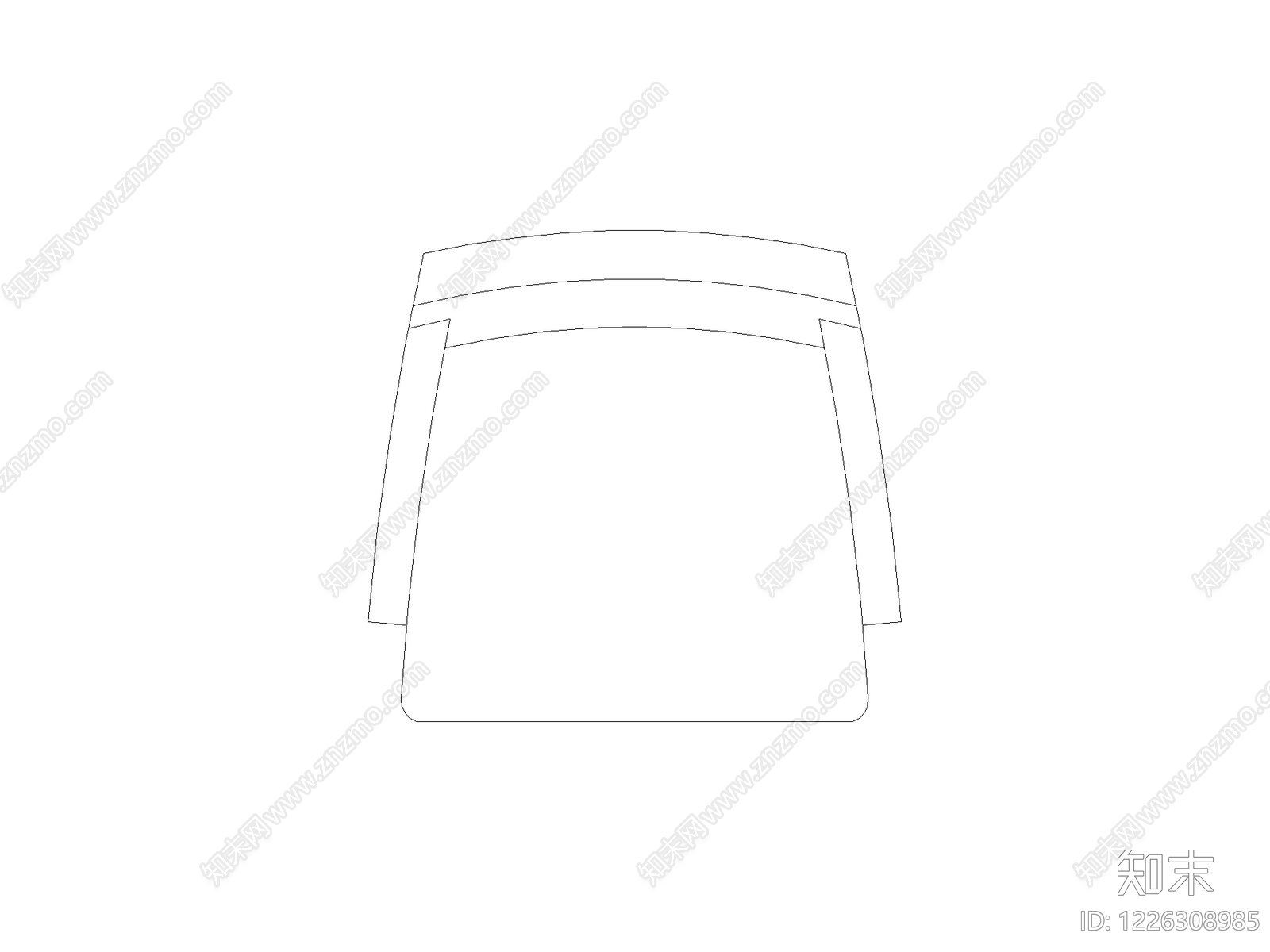 椅子cad施工图下载【ID:1226308985】