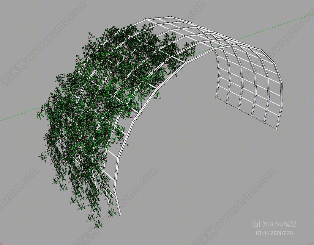 展示花架SU模型下载【ID:142998729】