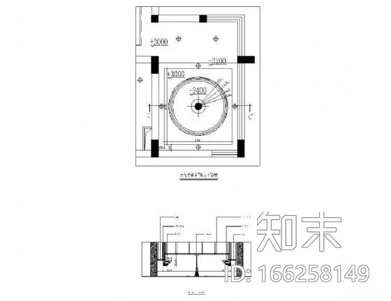 别墅楼梯间详图cad施工图下载【ID:166258149】