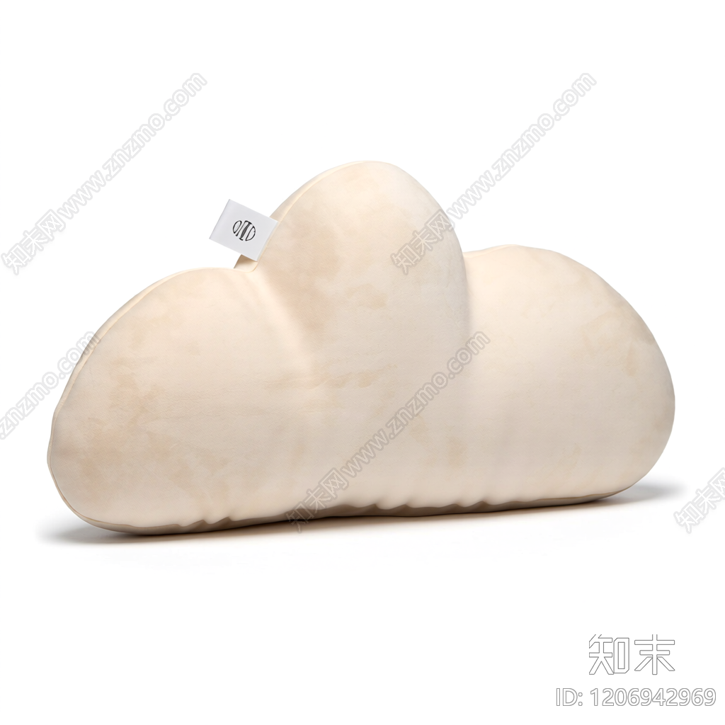 云朵造型抱枕3D模型下载【ID:1206942969】