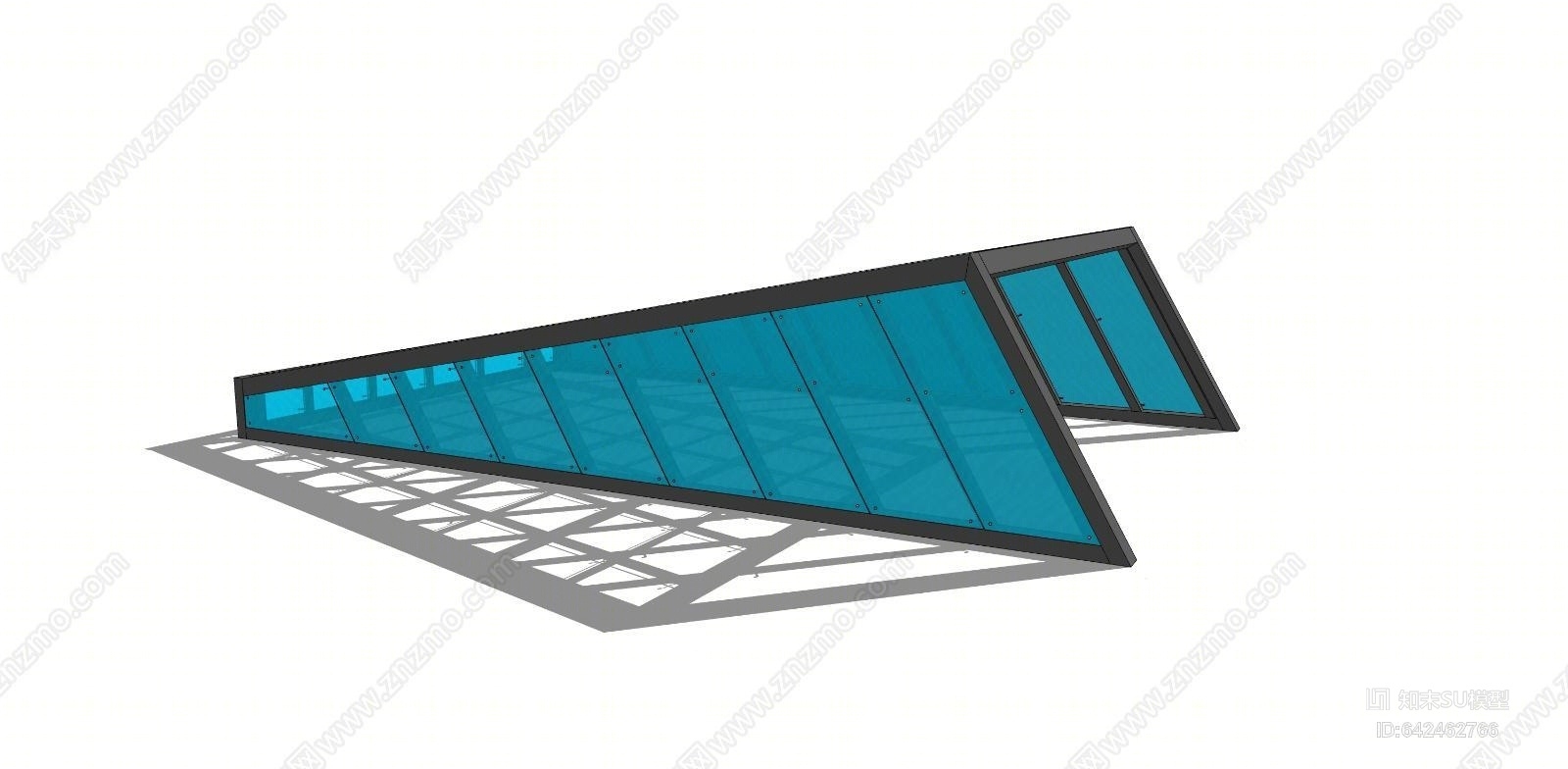 车库入口SU模型下载【ID:642462766】