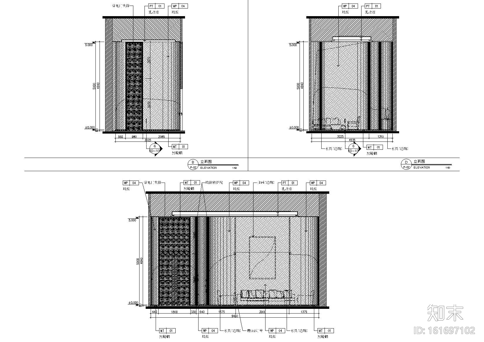 [海口]滨江海岸三期售楼中心施工图_效果图cad施工图下载【ID:161697102】