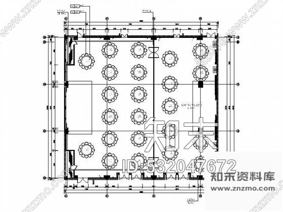 施工图中式宴会厅室内装饰施工图cad施工图下载【ID:532047672】