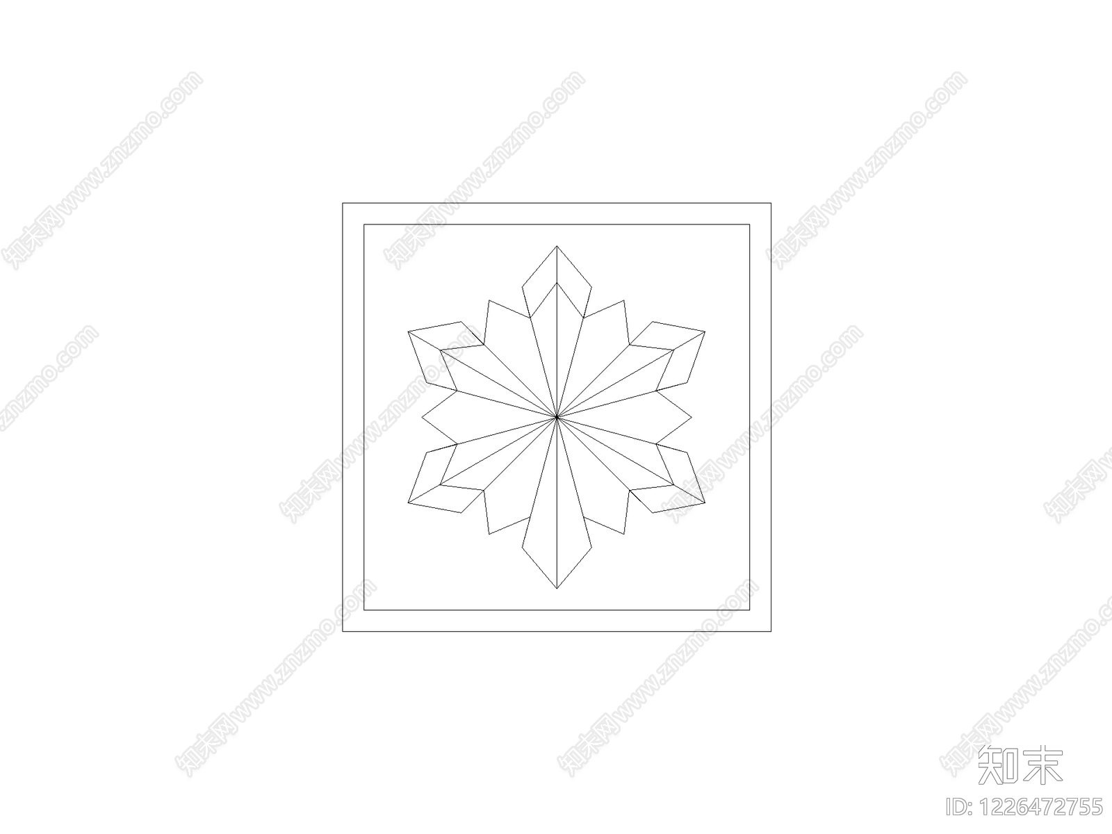 标识标牌构件cad施工图下载【ID:1226472755】