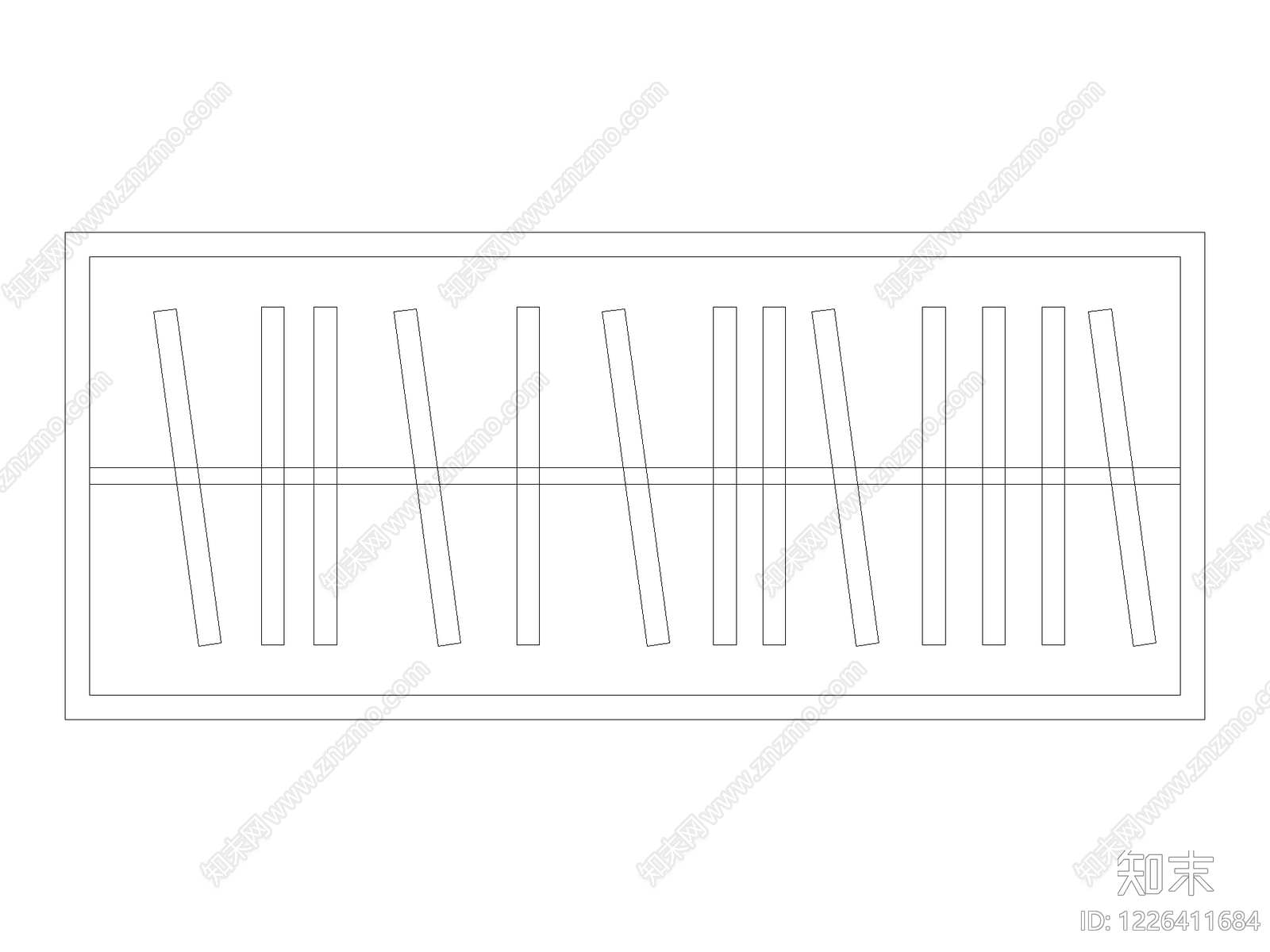 柜子平立面cad施工图下载【ID:1226411684】