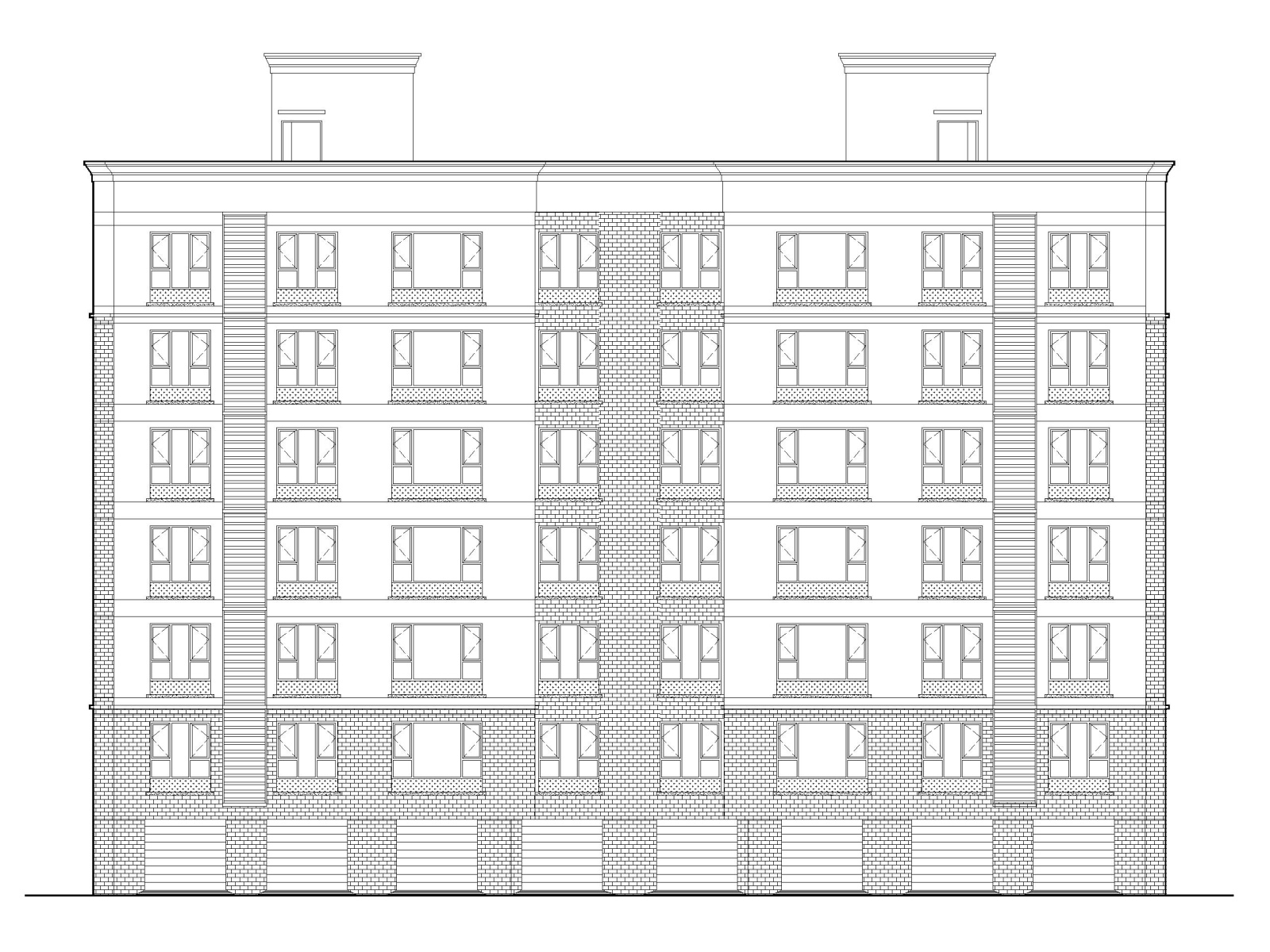 多层住宅及商业配套用房建筑施工图施工图下载【ID:160579124】