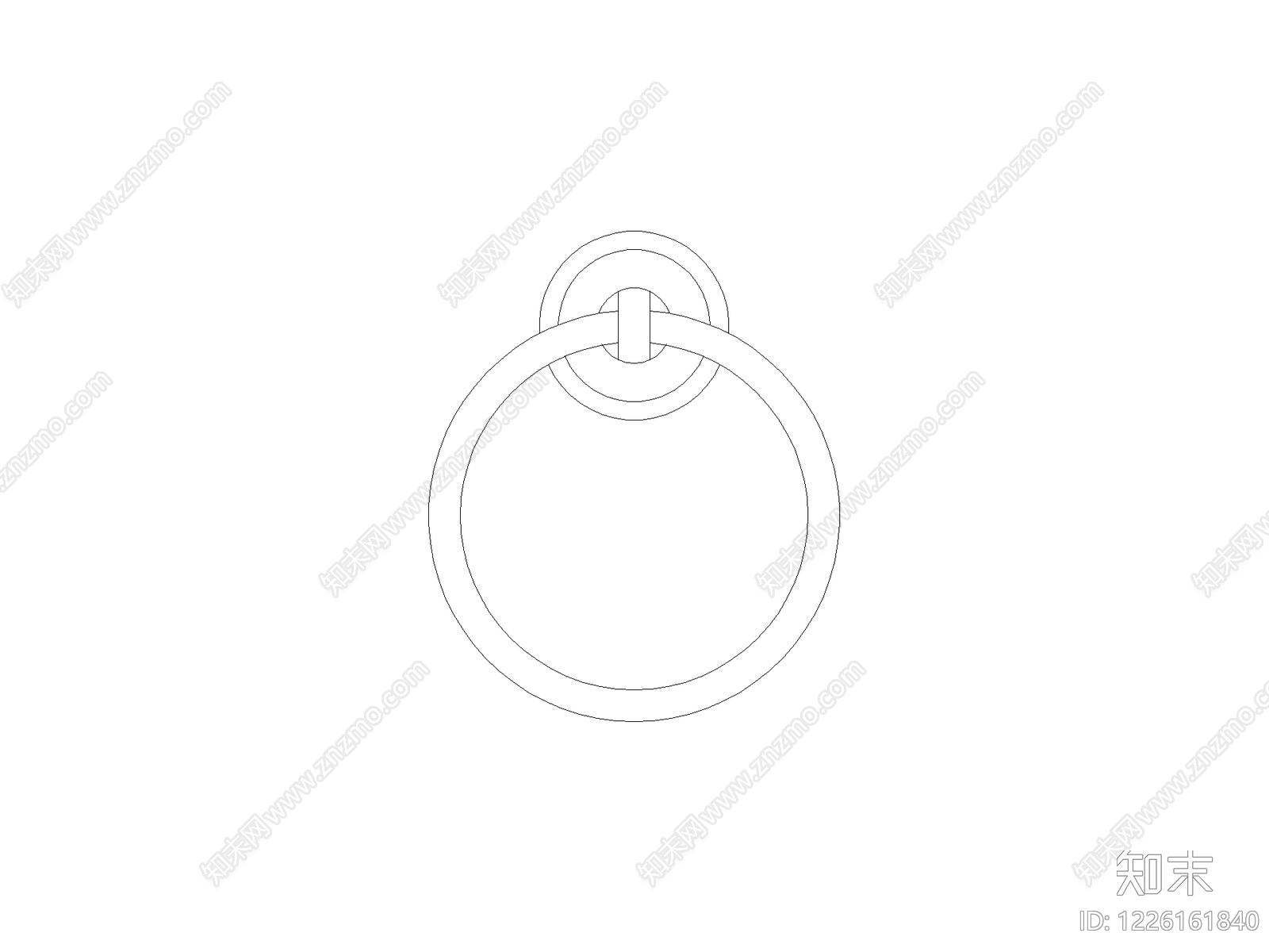 现代五金管件现代五金管件门把手膨胀螺栓管件弯头门锁施工图cad施工图下载【ID:1226161840】