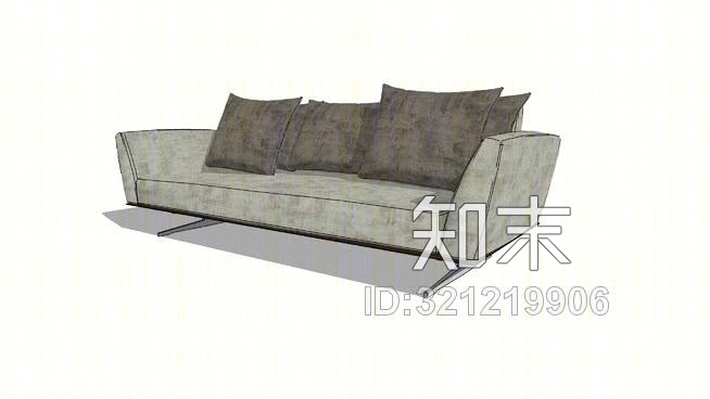 常绿植物SU模型下载【ID:321219906】
