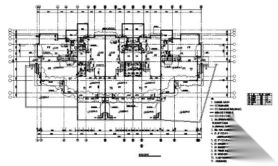 丹堤A区1号楼建筑施工图cad施工图下载【ID:149903177】