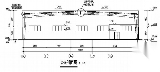 北方某4S店展厅建筑设计施工图cad施工图下载【ID:160720155】