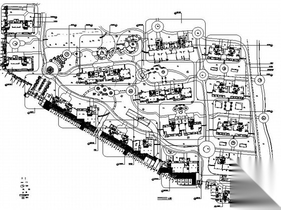 [福建]欧式现代风格高尚住宅规划设计施工图施工图下载【ID:161087149】