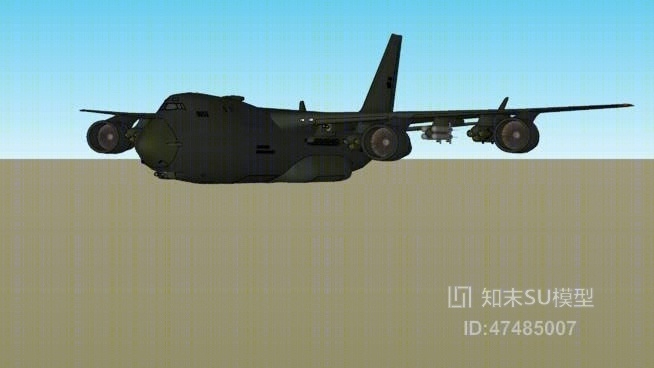 小型飞机SU模型下载【ID:618047700】