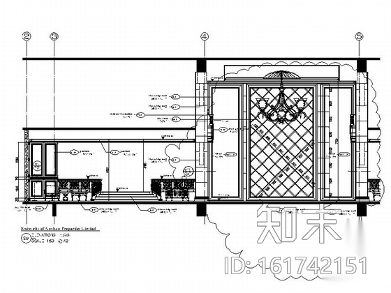 [辽宁]某花园小区欧陆风格售楼处室内装修图（含效果）cad施工图下载【ID:161742148】