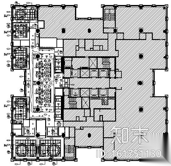 新中式风格——大型中餐厅全套施工图设计附效果图施工图下载【ID:161751130】