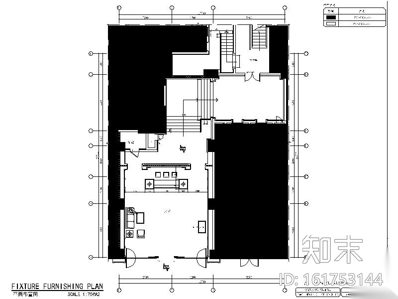 [重庆]最新！某办公大厅深化设计施工图cad施工图下载【ID:161753144】