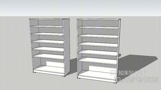 开放式鞋店、鞋架、尼龙架SU模型下载【ID:425191525】