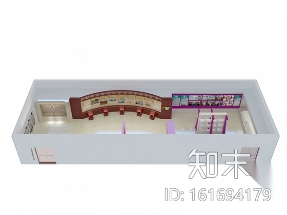 [河南]产品质量行政部门现代文化展厅室内装修施工图（含...cad施工图下载【ID:161694179】