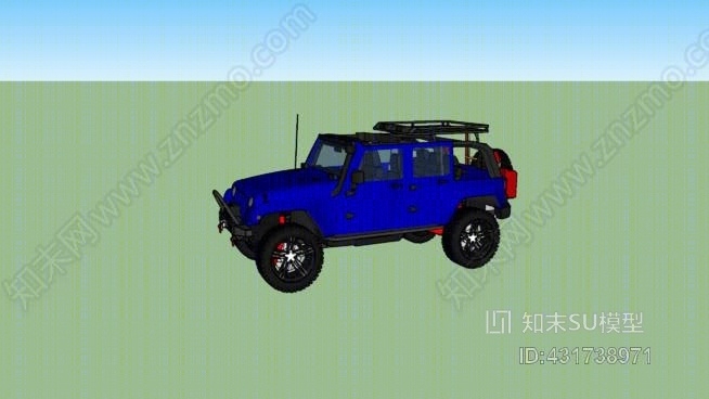 吉普车牧羊人无限路路SU模型下载【ID:431738971】