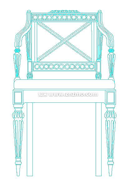 办公椅cad施工图下载【ID:181973174】