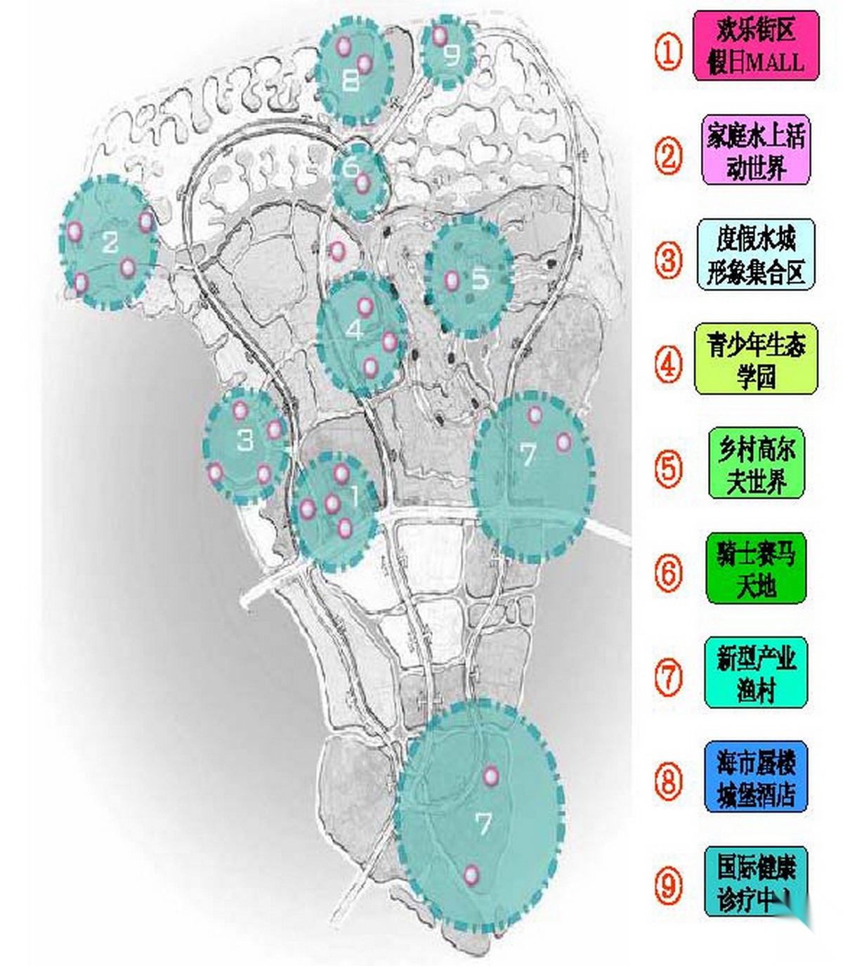 [海口]城市岛屿发展策略与空间开发对策cad施工图下载【ID:161027168】