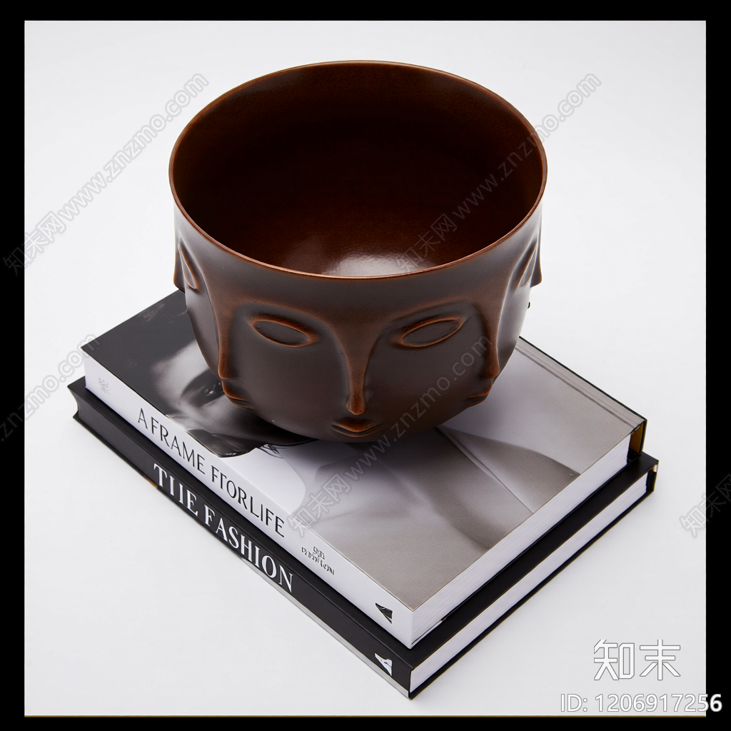 人脸雕塑装饰品3D模型下载【ID:1206917256】