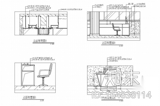 [福建]重点实验小学图书馆室内装修图（含实景图）施工图下载【ID:164838114】