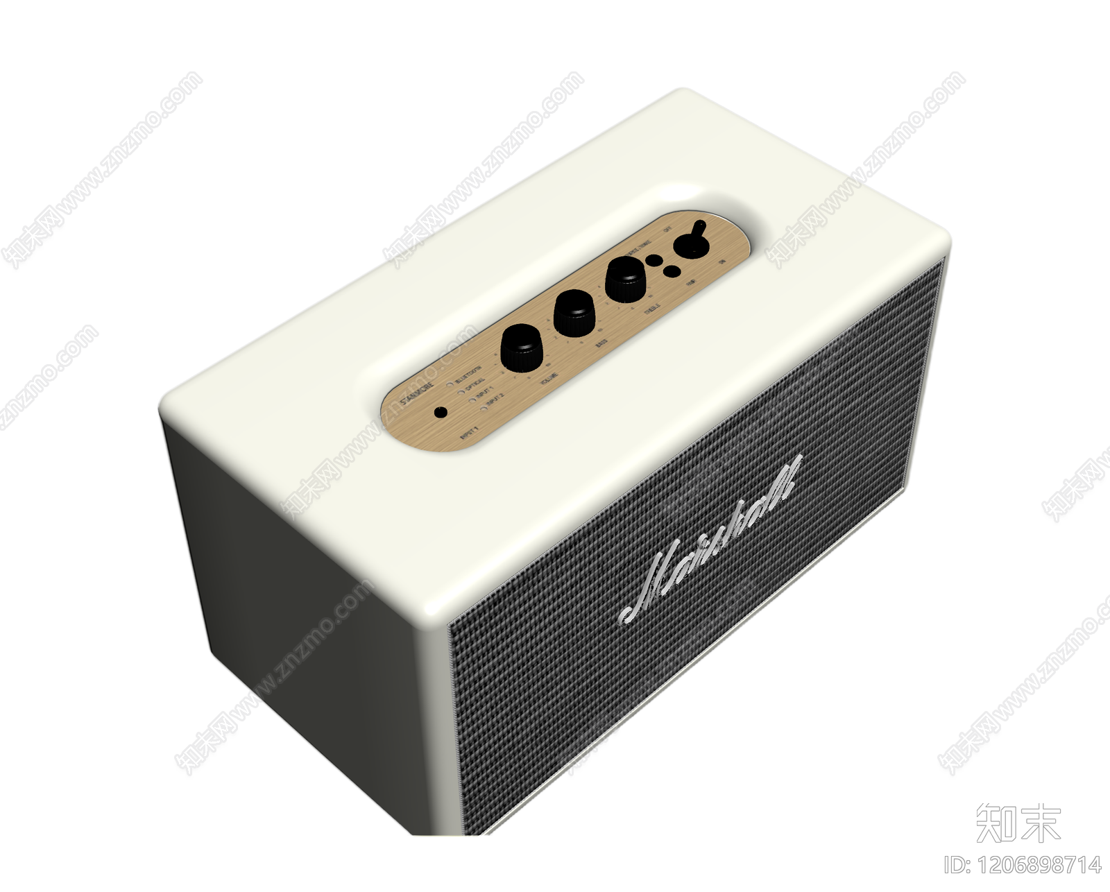 Marshall音箱3D模型下载【ID:1206898714】