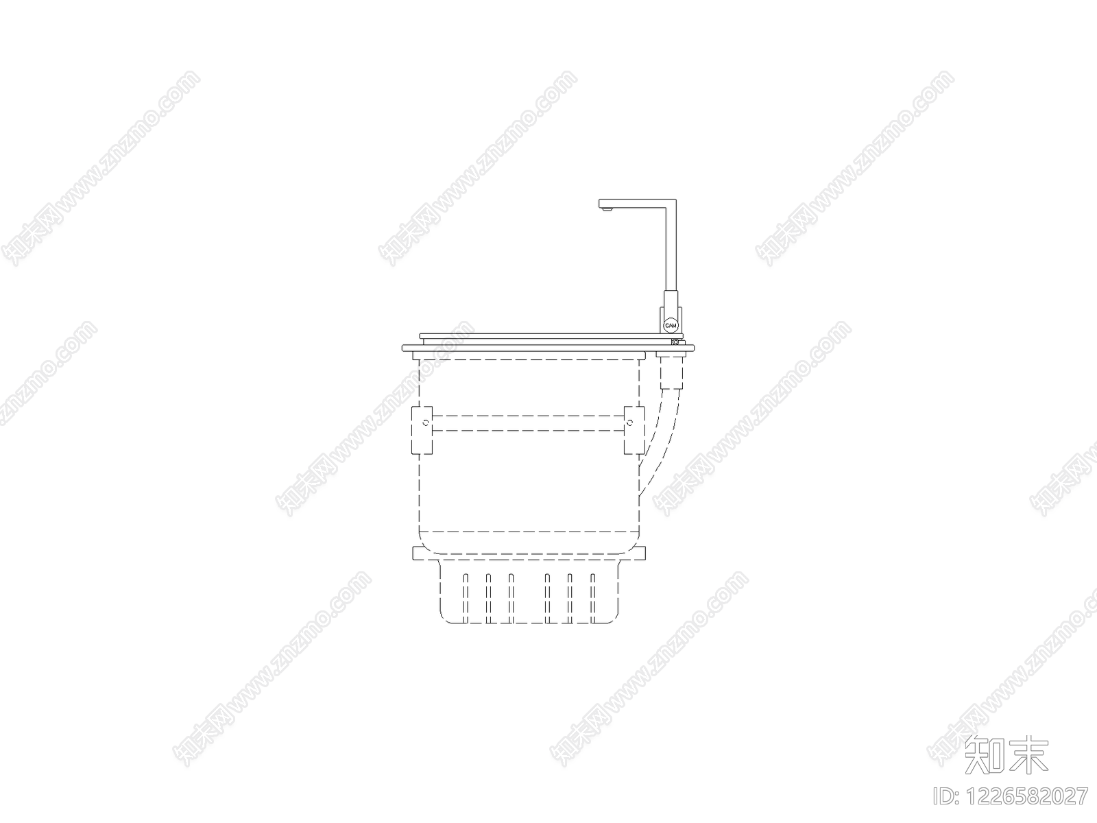 卫浴设施cad施工图下载【ID:1226582027】