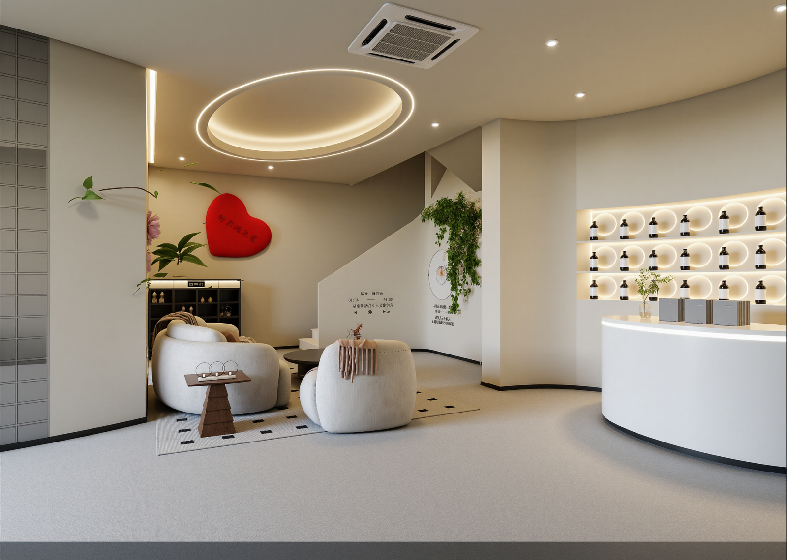 奶油化妆品展台3D模型下载【ID:1215009880】