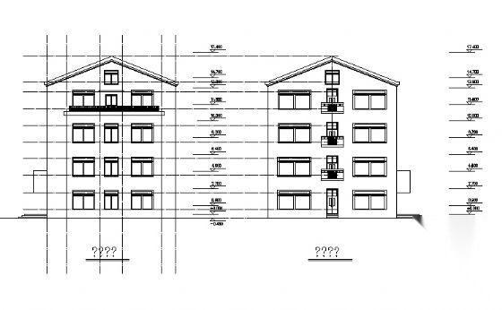 某四层铁路站调楼建筑方案图cad施工图下载【ID:151685114】