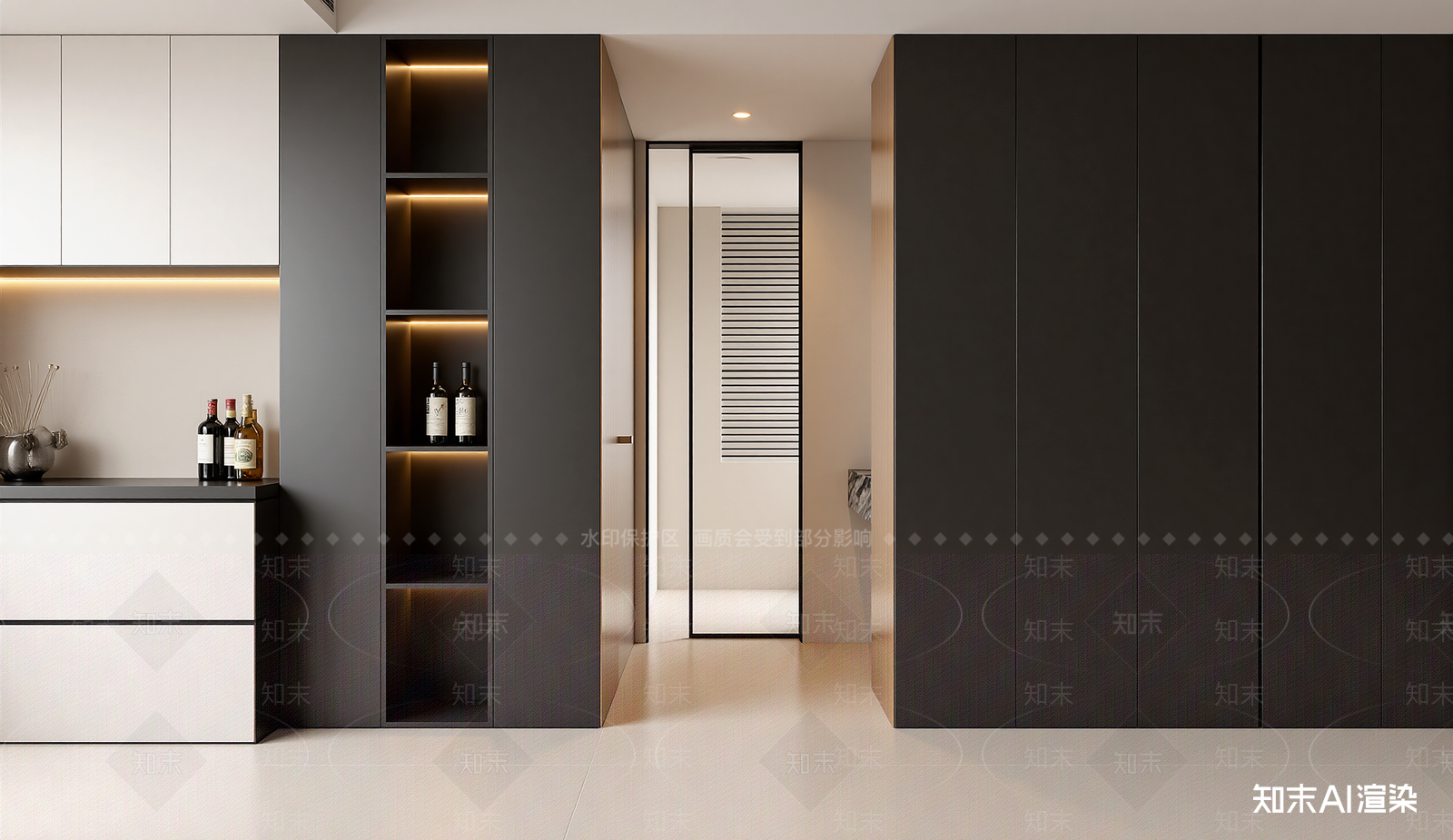 现代玄关3D模型下载【ID:1214779122】